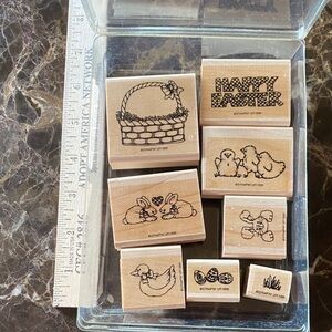 Easter Themed Wooden Stamps Set by Stampin’ Up!